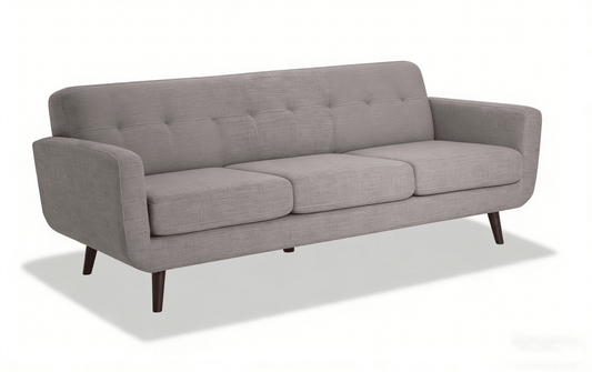 86" Mid Century Modern Sofa Couch Upholstered 3 Seater Living Room Couch Multi Color Options BOBT86GRY - with Gray | Sold by Uncle Wiener's Wholesale