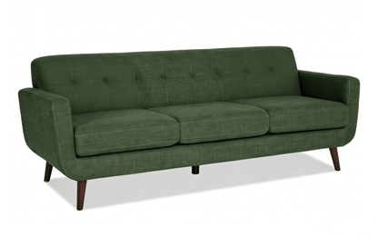 86" Mid Century Modern Sofa Couch Upholstered 3 Seater Living Room Couch Multi Color Options BOBT86GRY - with Teal | Sold by Uncle Wiener's Wholesale