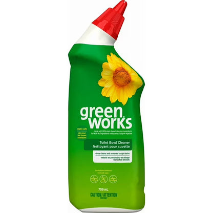 Green Works Toilet Bowl Cleaner 709mL Plant Based Toilet Cleaner