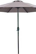 9 FT Patio Outdoor Umbrella – Sunshade for Deck, Garden & Backyard - with Gray | Sold by Uncle Wiener's Wholesale
