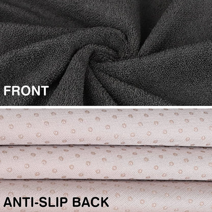 Black Waterproof Car Seat Cover with Anti-Slip Backing – Universal Fit for Front Seats