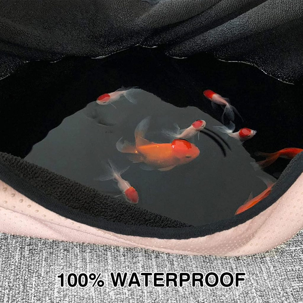 Black Waterproof Car Seat Cover with Anti-Slip Backing – Universal Fit for Front Seats