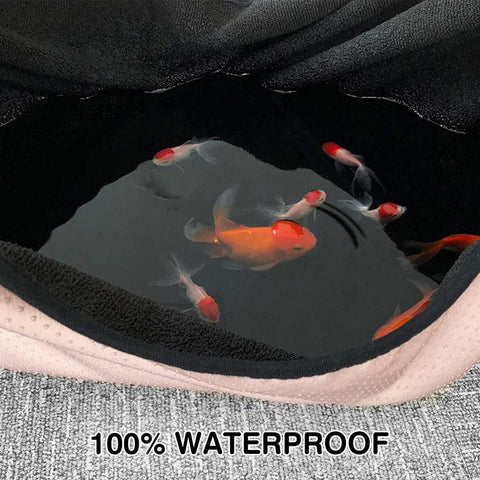 Black Waterproof Car Seat Cover with Anti-Slip Backing – Universal Fit for Front Seats