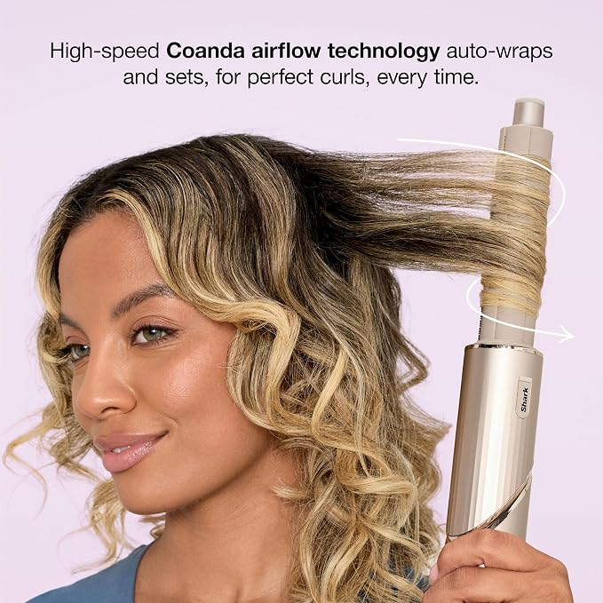 Shark FlexStyle HD430C Air Styling & Drying System – 1300W Hair Dryer & Multi-Styler with Auto-Wrap Curlers, Paddle Brush, Oval Brush & Concentrator