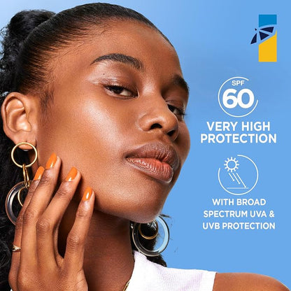 Garnier Ombrelle SPF 60 Face Sunscreen – 75ml Ultra-Light Hydrating Facial Sunscreen, Broad Spectrum UVA/UVB Protection, Fragrance-Free, Non-Greasy, Water Resistant