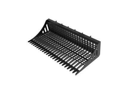 96", 84" & 72" Deluxe Rock Buckets – Heavy-Duty Skeleton Grapple Attachments for Skid Steer - Skid Steer Attachments with 96″ DELUXE ROCK BUCKET | Sold by Uncle Wiener's Wholesale