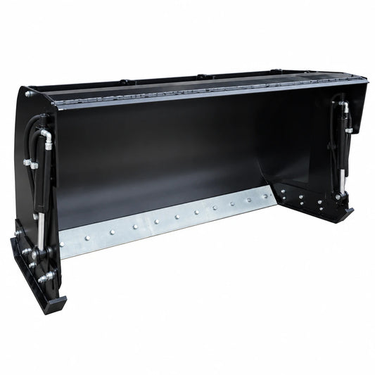 96" Skid Steer Trip Edge Snow Pusher 8 ft Hydraulic Snow Removal Blade TSP244 - with | Sold by Uncle Wiener's Wholesale