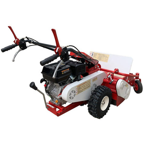 9HP Walk - Behind Flail Mower – Heavy - Duty Gas Brush Cutter for Tall Grass, Weeds & Rough Terrain | S680L - with | Sold by Uncle Wiener's Wholesale