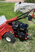 9HP Walk - Behind Flail Mower – Heavy - Duty Gas Brush Cutter for Tall Grass, Weeds & Rough Terrain | S680L - with | Sold by Uncle Wiener's Wholesale