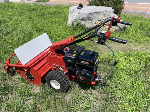 9HP Walk - Behind Flail Mower – Heavy - Duty Gas Brush Cutter for Tall Grass, Weeds & Rough Terrain | S680L - with | Sold by Uncle Wiener's Wholesale