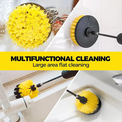 New 7 PCS Drill Brush Kit Power Scrubber Cleaning Set for Home Auto 7PCDB