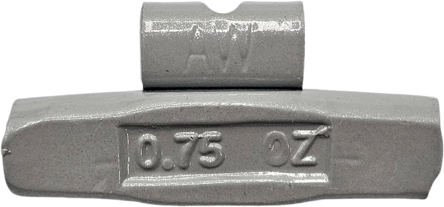 100pc Wheel Weights Set 0.25–1oz Clip-On Assorted Styles