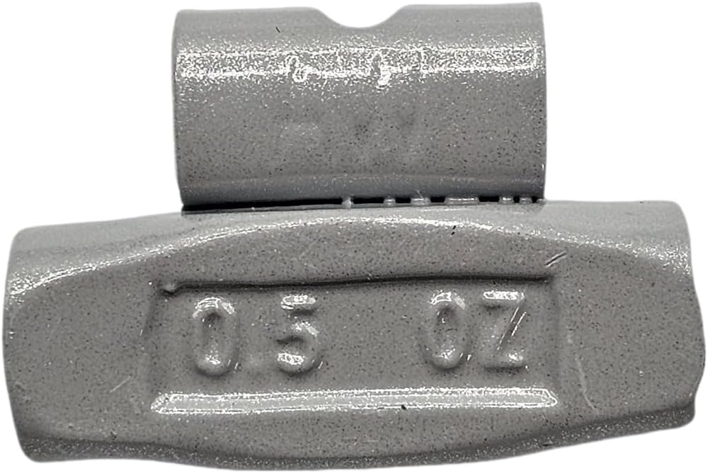 100pc Wheel Weights Set 0.25–1oz Clip-On Assorted Styles