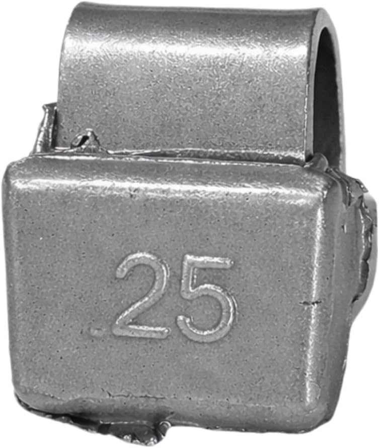 100pc Wheel Weights Set 0.25–1oz Clip-On Assorted Styles