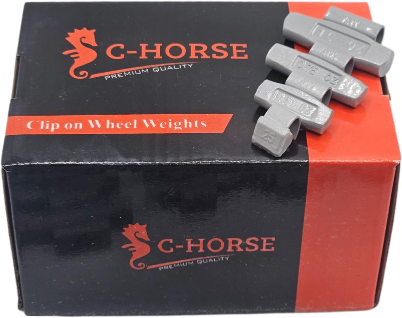 100pc Wheel Weights Set 0.25–1oz Clip-On Assorted Styles