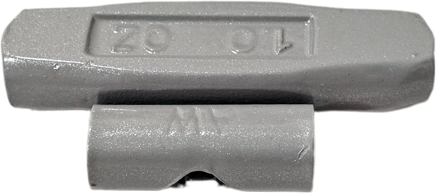 100pc Wheel Weights Set 0.25–1oz Clip-On Assorted Styles