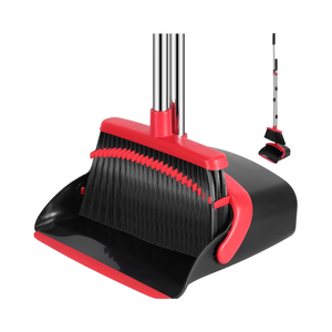 52" Adjustable Handle Push Broom Wide Head Heavy Duty Floor Sweeping Broom Indoor Outdoor BRM5295