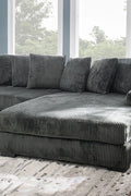 Oversized Corduroy Sectional Sofa with Ottoman – Front Room Setup
Gray 2-Piece Corduroy Sofa Set – Side Angle View
Comfy Deep-Seated Sectional Couch – Top View with Ottoman
Textured Corduroy Upholstery Sofa – Lounge Setup
Living Room Furniture – Modern Corded Sectional with Pillows