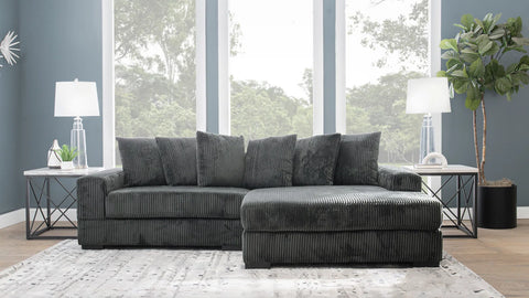 Oversized Corduroy Sectional Sofa with Ottoman – Front Room Setup
Gray 2-Piece Corduroy Sofa Set – Side Angle View
Comfy Deep-Seated Sectional Couch – Top View with Ottoman
Textured Corduroy Upholstery Sofa – Lounge Setup
Living Room Furniture – Modern Corded Sectional with Pillows
