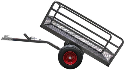 Heavy Duty Steel Utility Trailer Cart 900 lb (408 kg) Tow-Behind Garden ATV Cart BT007