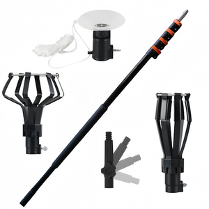 14FT Telescopic Light Bulb Changer Set Extension Pole Kit 4.25M BULBCH