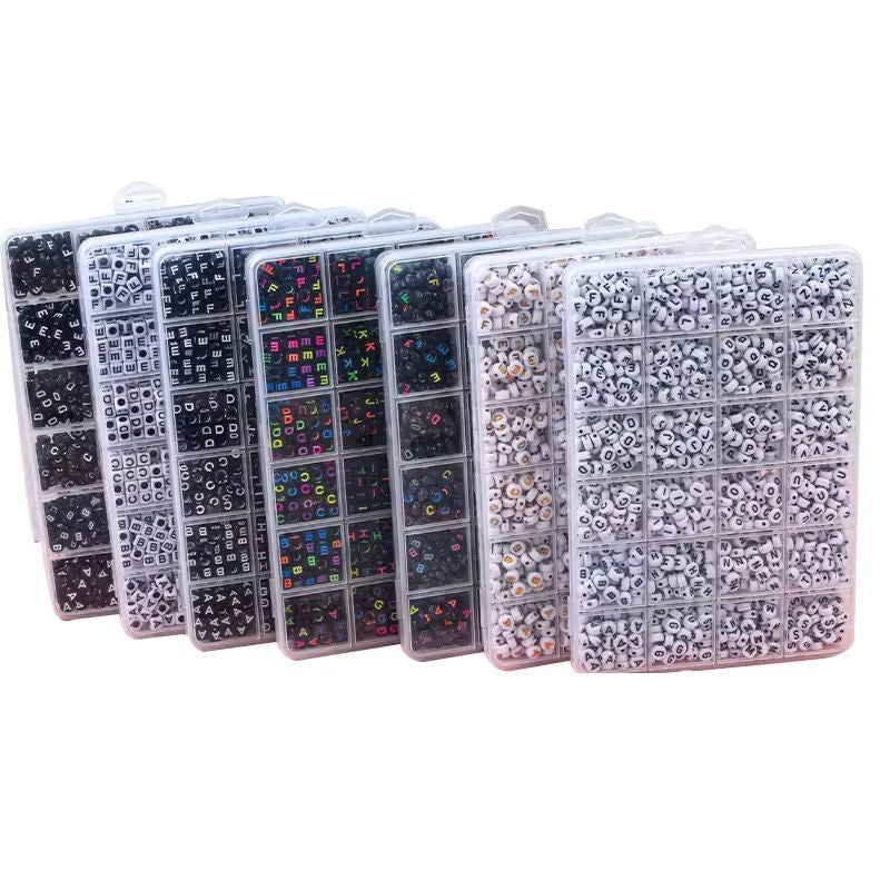 Alphabet Bead Jewelry Making Kit 1000+ Pieces DIY Bracelet Necklace Craft Set 3 Styles BEAD79