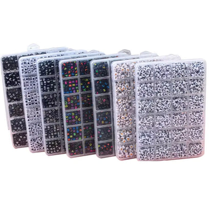 Alphabet Bead Jewelry Making Kit 1000+ Pieces DIY Bracelet Necklace Craft Set 3 Styles BEAD79