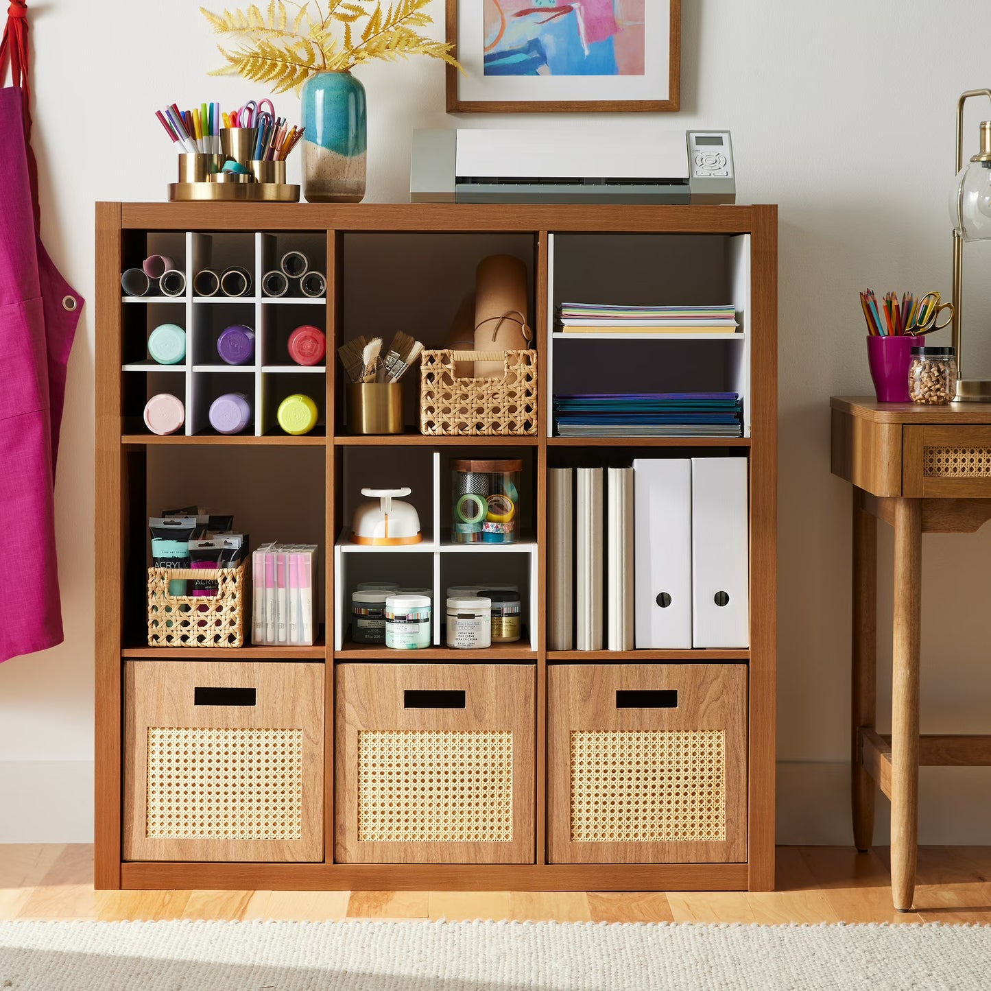 Better Homes & Gardens 9 Cube Storage Organizer, Acorn 9551020201249
