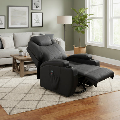 New XL Medical Lift Chair with Heat & 8-Point Power Massage – Heavy-Duty Recliner for Seniors & Recovery Support