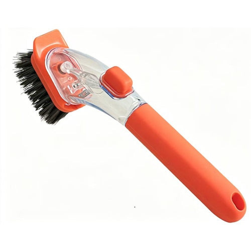 Magic Pot & Dish Cleaning Brush Orange Kitchen Scrubber Soap Brush CLNBR1