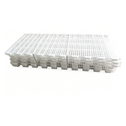 6-Pack Plastic Chicken Slat Floor Mats 47.2" x 19.7" Poultry Coop Flooring Panels for Chickens, Ducks &amp; Farm Use CS12050