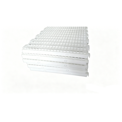 6-Pack Plastic Chicken Slat Floor Mats 47.2" x 19.7" Poultry Coop Flooring Panels for Chickens, Ducks &amp; Farm Use CS12050