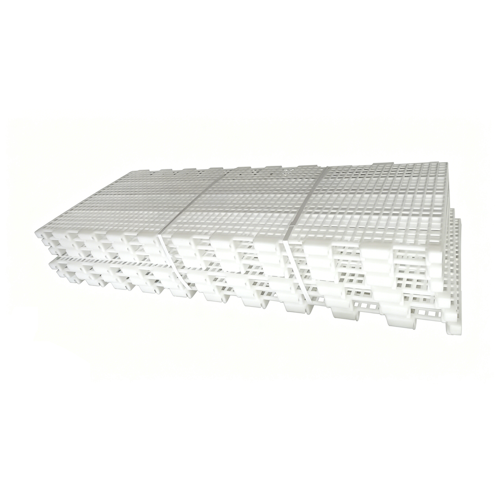 6-Pack Plastic Chicken Slat Floor Mats 47.2" x 19.7" Poultry Coop Flooring Panels for Chickens, Ducks &amp; Farm Use CS12050