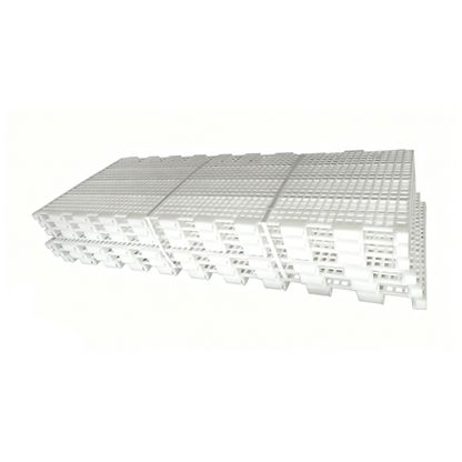 6-Pack Plastic Chicken Slat Floor Mats 47.2" x 19.7" Poultry Coop Flooring Panels for Chickens, Ducks &amp; Farm Use CS12050