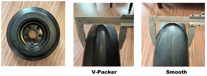 4.5-8 Semi-Pneumatic Bourgault Replacement Packer Wheel Assemblies, V-Packer or Smooth Style for Air Drill & Seeding Equipment