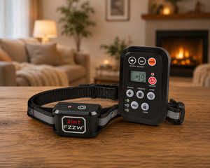 FZZW 2-in-1 Dog Training Collar & Automatic Anti-Barking Device – 1000 ft Remote Range, Model Z-8