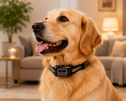 FZZW 2-in-1 Dog Training Collar & Automatic Anti-Barking Device – 1000 ft Remote Range, Model Z-8