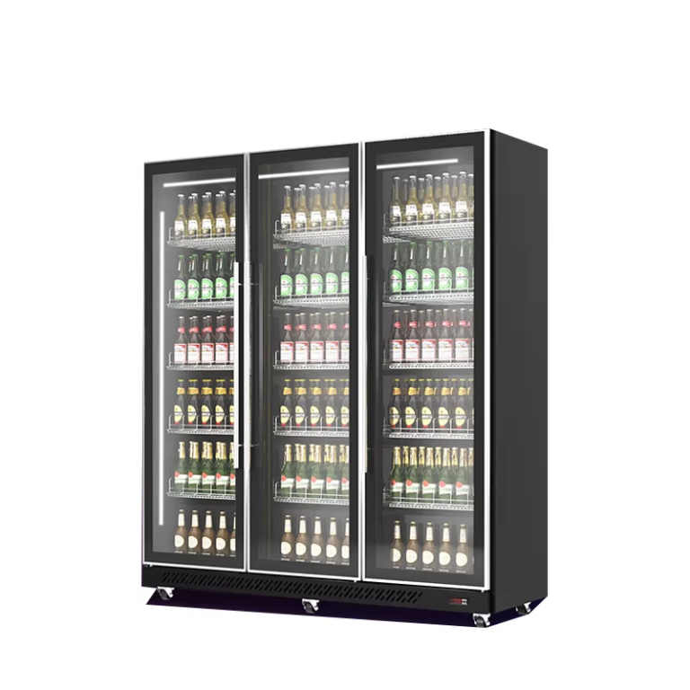 Commercial Upright Display Cooler Single to Four Door Glass Merchandiser