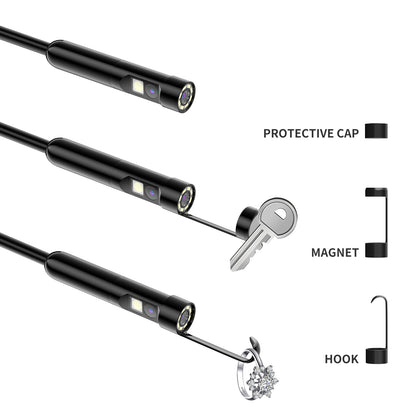 16.4 ft Dual-Lens 1920P HD Endoscope Inspection Camera LGEC100