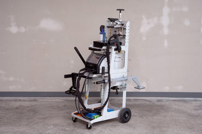 Auto Body Dent Repair Welding Machine F90ESS front view
F90ESS Spot Welder with 3800A output and accessories
Professional auto panel dent pulling machine with display
Tool selection options for F90ESS spot welder
Auto repair welding machine for body shops and garages