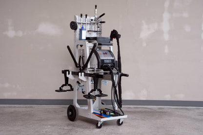 Auto Body Dent Repair Welding Machine F90ESS front view
F90ESS Spot Welder with 3800A output and accessories
Professional auto panel dent pulling machine with display
Tool selection options for F90ESS spot welder
Auto repair welding machine for body shops and garages
