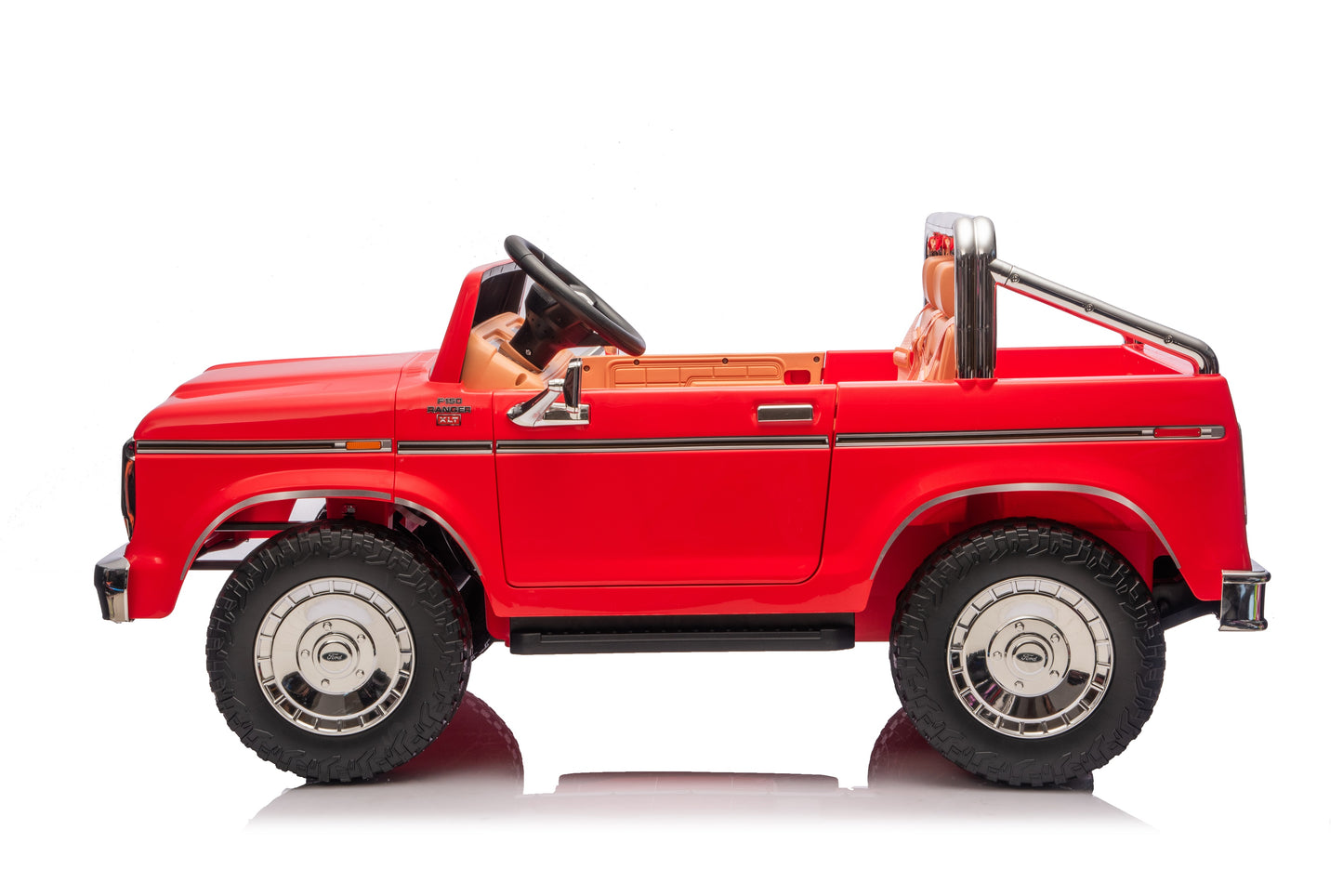 Licensed Ford F-150 24V Kids Ride-On Truck with Remote Control, Leather Seat, EVA Wheels & 150W Brushless Motor