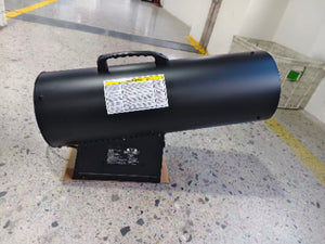 120,000–150,000 BTU Propane Forced Air Torpedo Heater with Hose, Regulator, CSA Approval, Tip-Over Protection & Continuous Spark Ignition ZBG150A