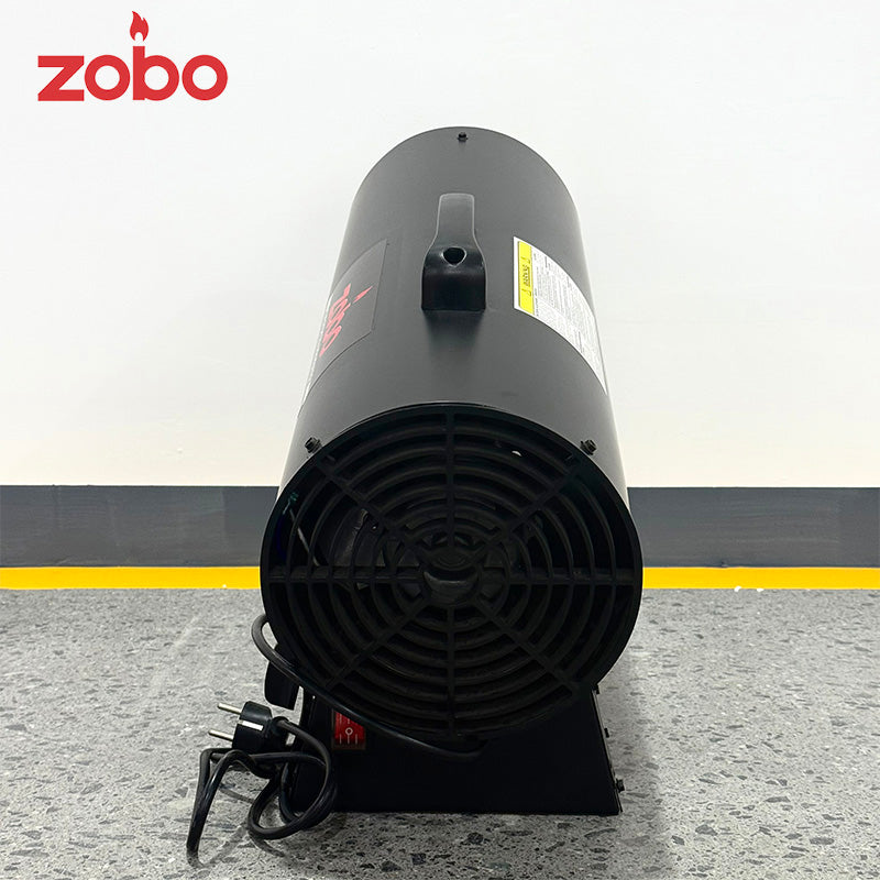 120,000–150,000 BTU Propane Forced Air Torpedo Heater with Hose, Regulator, CSA Approval, Tip-Over Protection & Continuous Spark Ignition ZBG150A