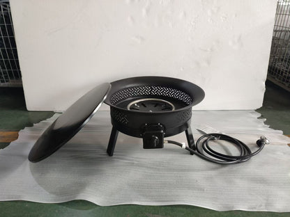 24" Portable Propane Fire Pit with Ignitor Folding Legs and Hose 24" G6502I