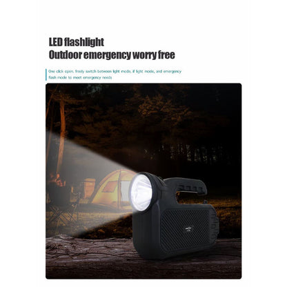 Portable Bluetooth Speaker with Flashlight USB TF FM TWS 5W GTS2068