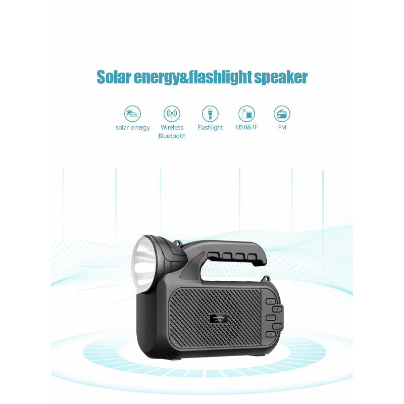 Portable Bluetooth Speaker with Flashlight USB TF FM TWS 5W GTS2068