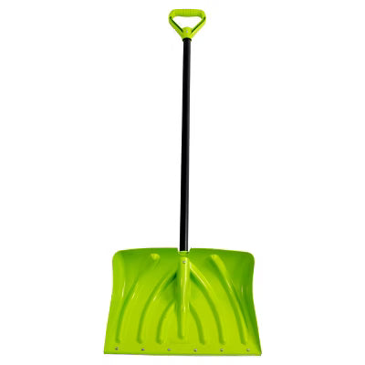 Suncast 18 Combo Snow Shovel with Wear Strip Lime