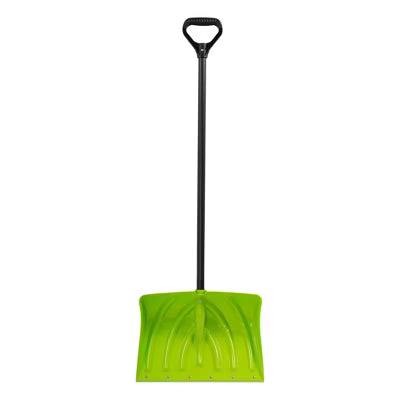 Suncast 18 Combo Snow Shovel with Wear Strip Lime