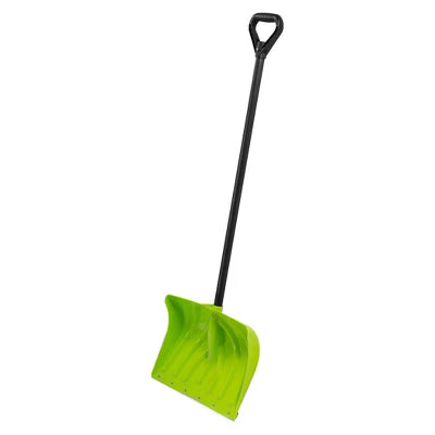 Suncast 18 Combo Snow Shovel with Wear Strip Lime